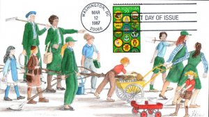 #2251 Girl Scouts Ham FDC