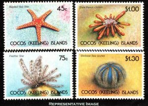 Cocos Islands Scott 237-240 Mint never hinged.