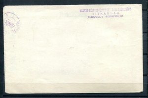 Hungary 1965 Firs Day Special cancel Register Cover Space  to USA 7348 