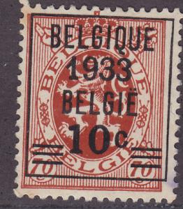 Belgium 255 Lion of Belgium o/p 1933