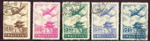 Korea South; 1954: Sc. # C12-C16: Used Cpl. Set