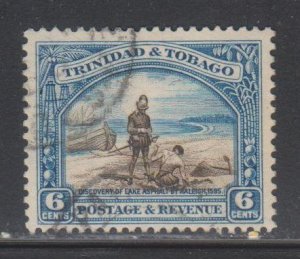 Trinidad and Tobago,  6c Discovery of Lake Asphalt (SC# 37a) Used