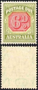 Australia SGD1171938 6d Post Due (type A) U/M Cat 80 pounds