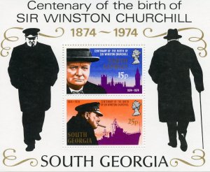 South Georgia Scott 40a Souvenir Sheet MVFNH-SCV $7.50