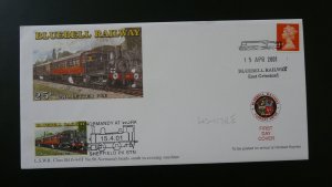 railroads steam train Bluebell Railway letter cover Great Britain 2001