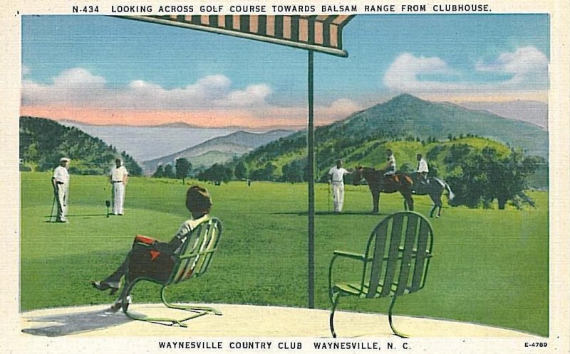 11394 -  USA -  vintage POSTCARD -  WAYNESVILLE, N.C. - SPORT: GOLF