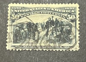 US Scott #240 VF Used CV $200/ Price $95 + FREE shipping!