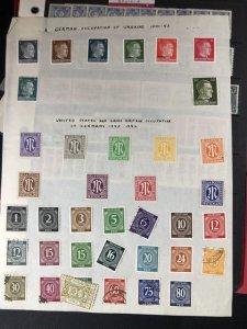 Worldwide Stamps On Stock Pages British Colonies & More