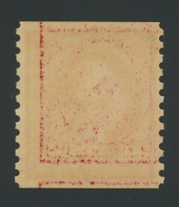 USA 444 - 2 cent Washington Perf 10 Vert Single Line Wmk - VF Mint never hinged