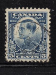 Canada Sc 193 1932 5 c Prince of Wales Ottawa Conference stamp used