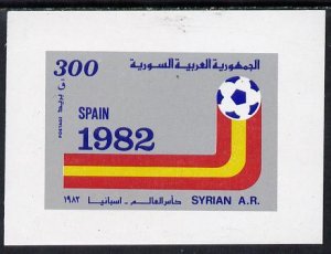 Syria 1982 Football World Cup m/sheet unmounted mint, SG ...