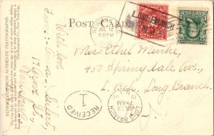 United States New Jersey Long Branch, N.J. Received 1 1906 American Machine T...