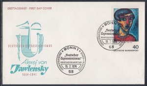 Germany Scott 1137 FDC - Alexi von Tawlensky