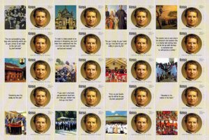 Kenya 2015 - Don Bosco 200th Birth Anniversary - Sheetlet of 20 Stamps - MNH