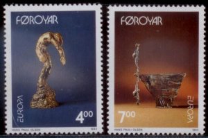 Faroe Islands 1993 SC# 252-3 MNH E90