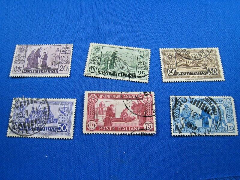 ITALY -  SCOTT #258-263  -  USED   (wwi23)