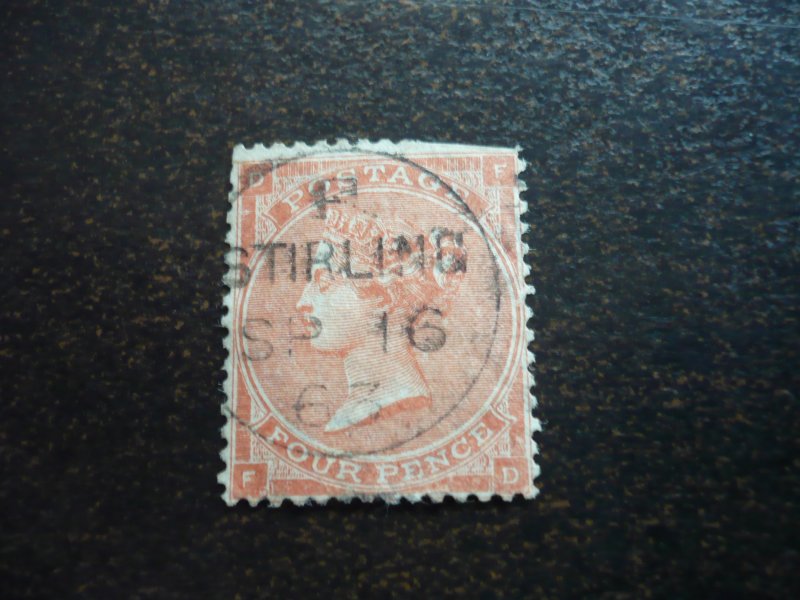 Stamps - Great Britain - Scott# 34 - Used Single Stamp