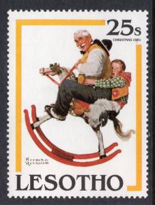 Lesotho 348 Norman Rockwell MNH VF