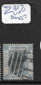 HONG KONG TREATY PORT (PP0402B) FOOCHOW QV 12C  F1  SG Z317   VFU  