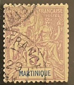 Martinique, 1892, SC 53, Used, Fine Stamp