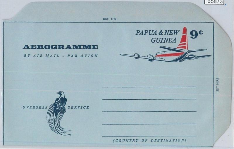 65873  -  PAPUA NEW GUINEA -  Postal History -    AEROGRAMME: Birds