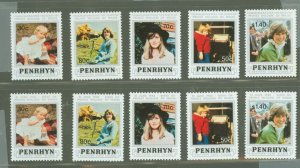 Penrhyn #200A-204B  Single (Complete Set)