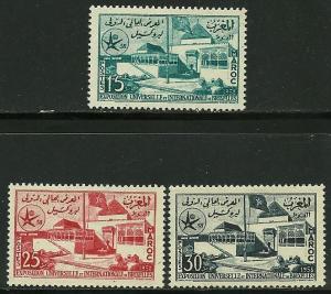 Morocco # 22-24, Mint Never Hinge