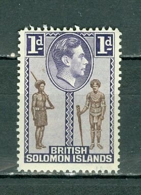 SOLOMON ISL 1939 GEO VI  #68 MNH