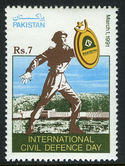 Pakistan 744, MNH. Intl. Civil Defense Day, 1991