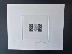 Monaco 1993 YT 1896 Artist's Proof International Olympic Committee IOC JO-