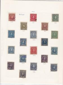 venezuela 1915 stamps on  album page ref r11893