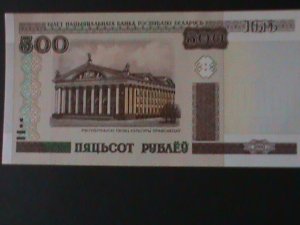 ​BELARUS-2000- NATIONAL BANK-500 RUBELI-UNCIRULATED NOTE-WE SHIP TO WORLDWIDE