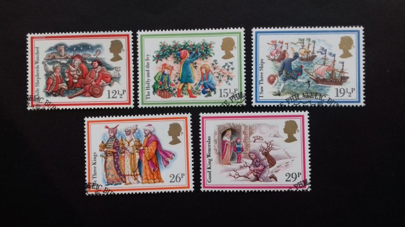 Great Britain 1982 Christmas Stamps used