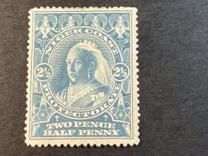 NIGER COAST PROTECTORATE # 46-MINT/HINGED----BLUE----1894