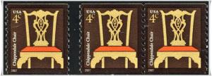 ♦SC#3761 4¢ Chippendale Chair Single & Coil Pair