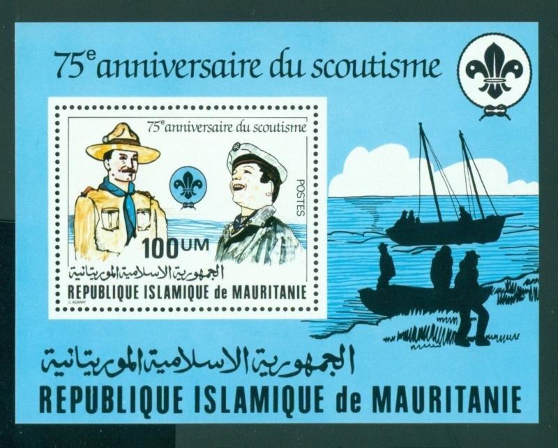 Mauritania Scott #499 MNH Scouting 75th Ann CV$5+