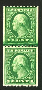 U.S. #486 MINT PAIR OG HR