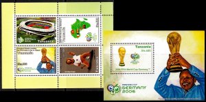 TANZANIA 2006 WORLD CUP GERMANY FIFA COUPE DU MONDE SOCCER FUSSBALL [#0601P]