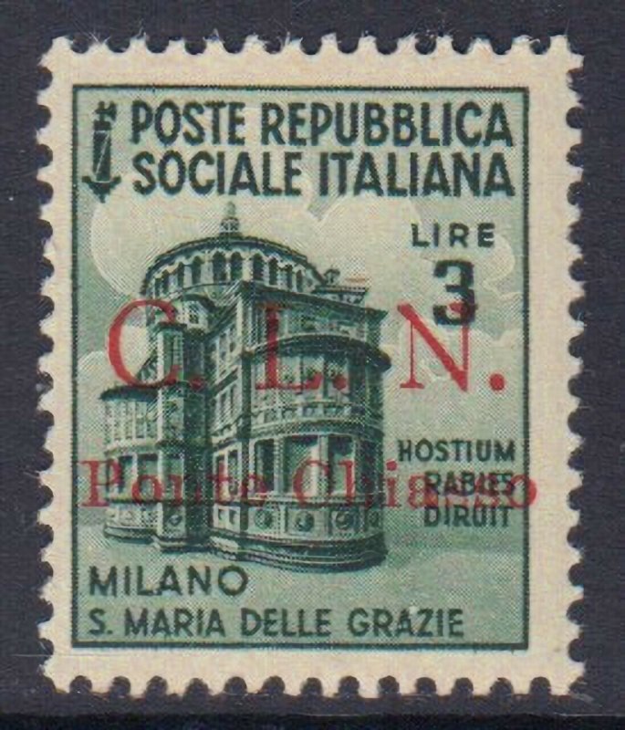 Italy CLN National Liberation(PARTIZAN) Ponte Chiasso - n.10 cv 420$ MH*