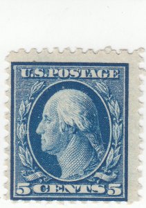 Scott# 504 - 5c Blue - Washington - Mint Hinged