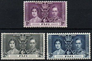 Fiji Sc #114-116 Mint Hinged