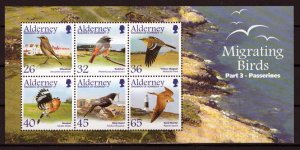 ZAYIX Alderney 238a MNH Migrating Birds Wildlife Nature Animals 101623SM40