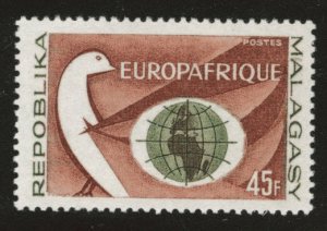 Madagascar Malagasy Scott 357  MH*  1964 Europafrica