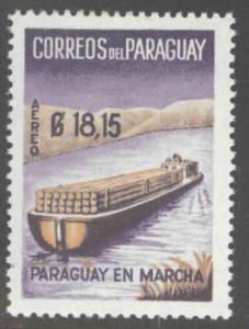 Paraguay Scott C279 en Marcha airmail  MH*