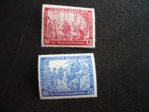 Stamps - Germany - Scott# 580-581 - Mint Hinged Set of 2 Stamps