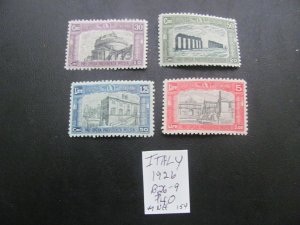 ITALY 1926 MNH SC B26-29 SET  VF/XF $45 (154)