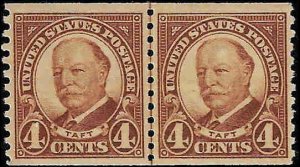 687 Mint,OG,NH... Line Pair... SCV $22.00... VF/XF