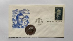 US FDC WITH CACHET 	JOHN STEINBECK 	1979	SALINAS , CA 			15	CENTS 