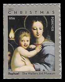 PCBstamps  US #4570 Bk Sgl (44c)Madonna & Child, (55)