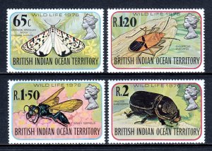 British Indian Ocean Territory - Scott #86-89 - MNH - SCV $8.35